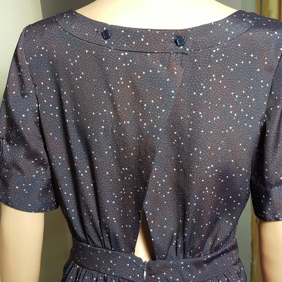 BCBGeneration Womans Dress Size 6 Navy Blue Red - Picture 7 of 7